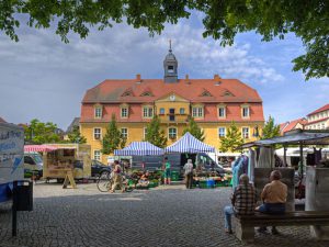 Markt vorm Rathaus