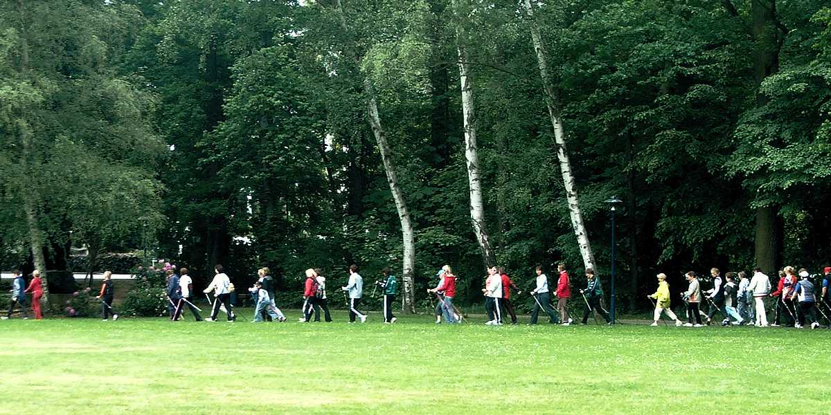 Nordic Walking durch den Kurpark