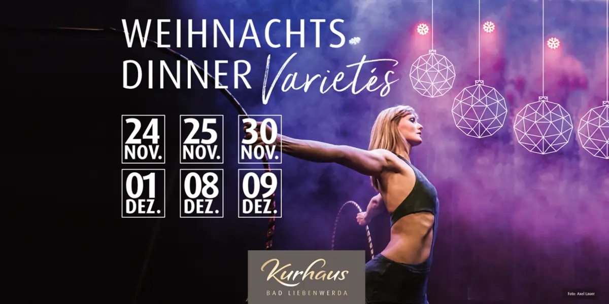 Weihnachtsdinner im Kurhaus Bad Liebenwerda