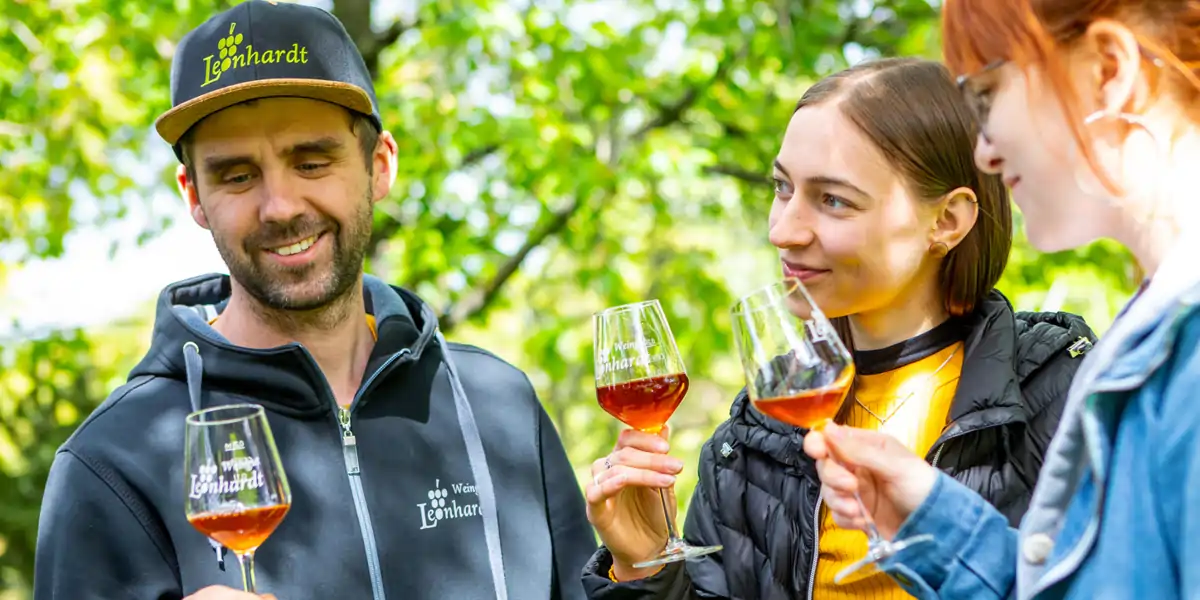 Bieligkhof mit Weinverkostung Weingut Leonhardt