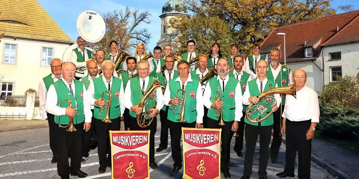 Gruppenfoto Musikverein Lampertswalde