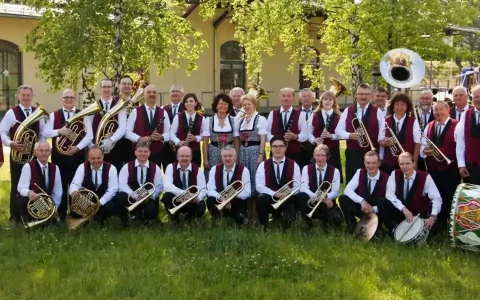 Feuerwehr Blasorchester Wilsdruff Gruppenaufnahme