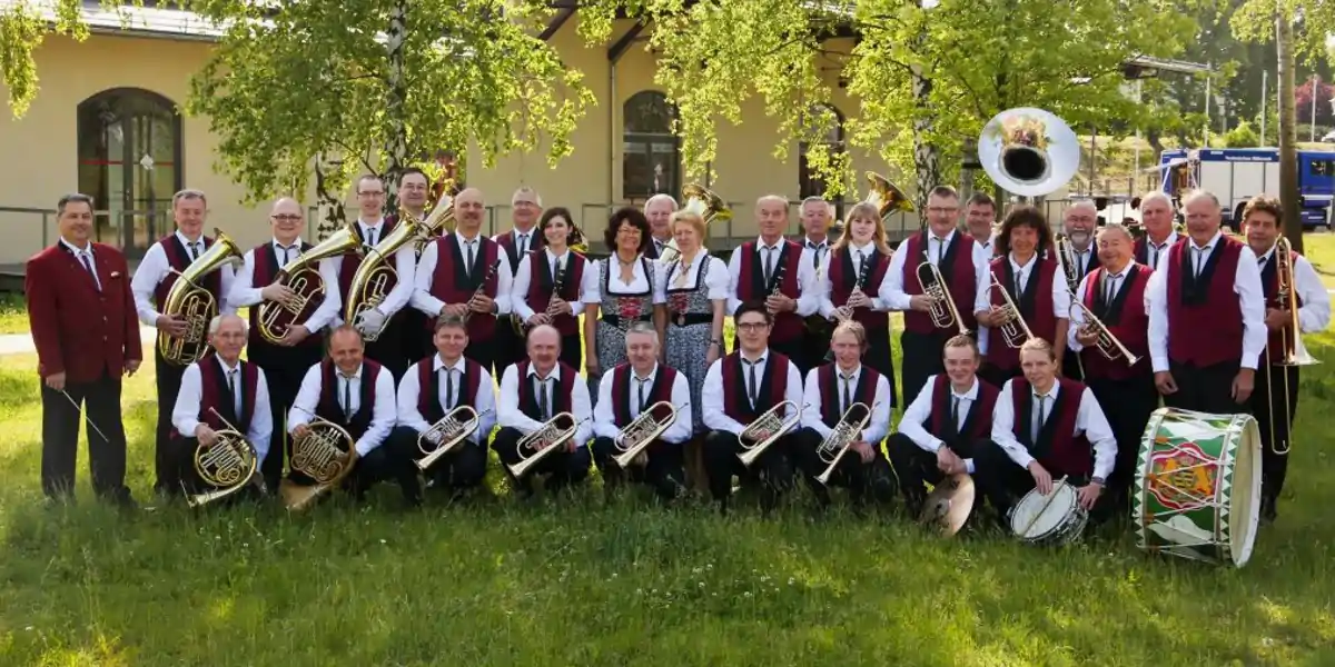 Feuerwehr Blasorchester Wilsdruff Gruppenaufnahme